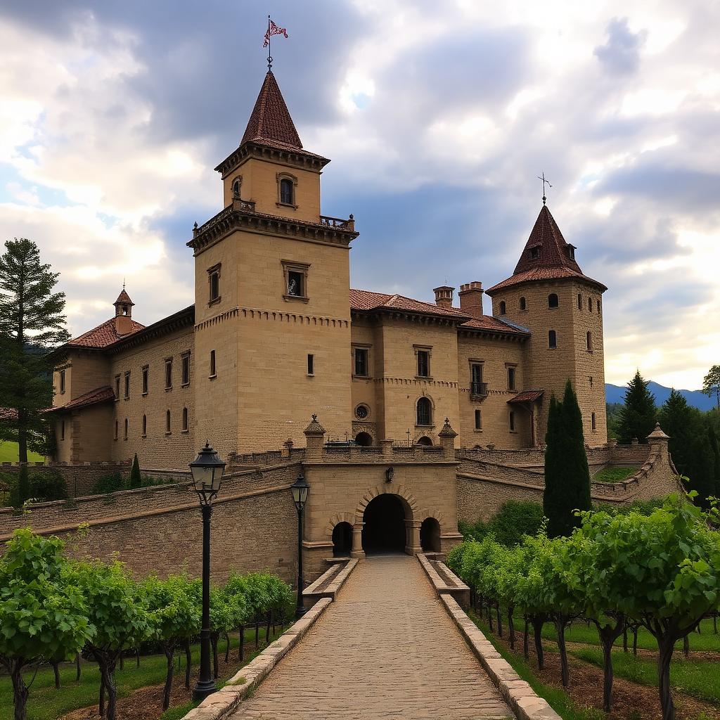 Castello di Amorosa winery in Calistoga AVA, Napa Valley