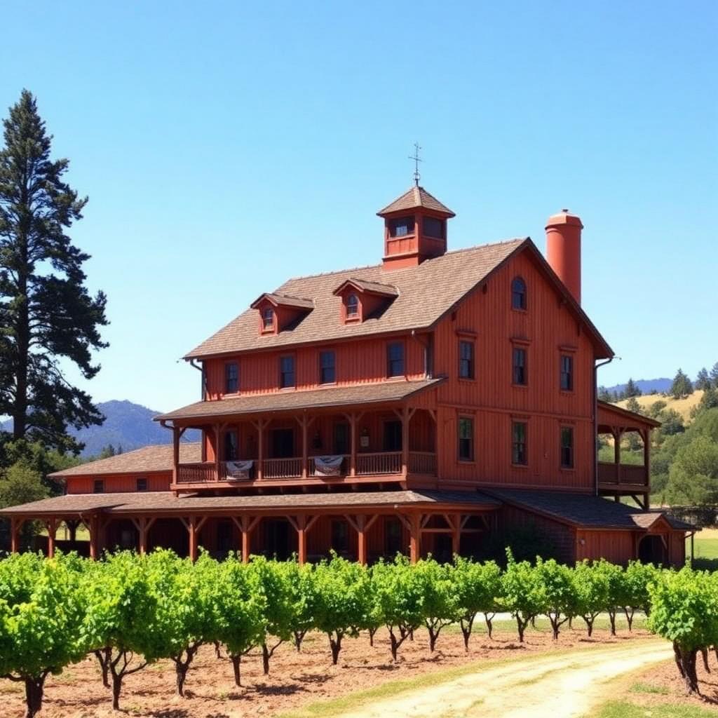 Trefethen Family Vineyards winery in Oak Knoll District AVA, Napa Valley