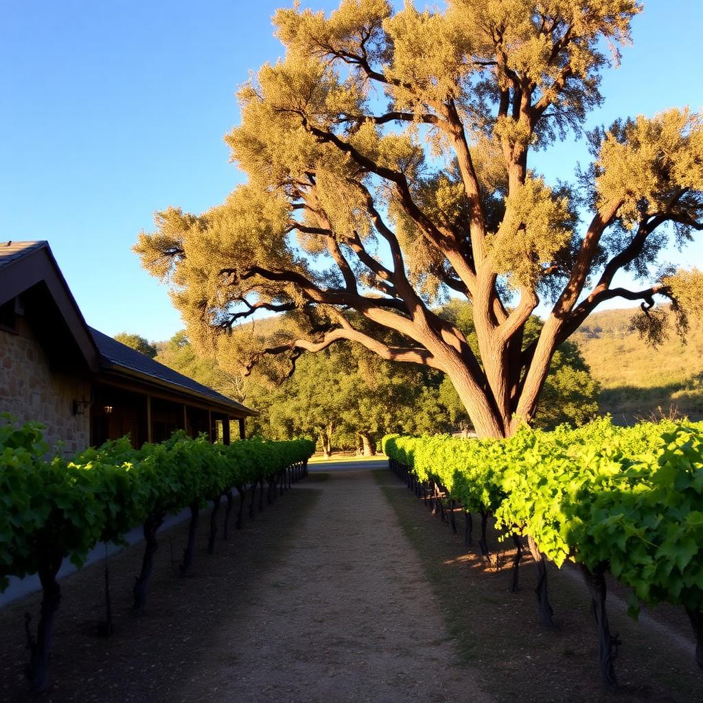 Caymus Vineyards winery in Rutherford AVA, Napa Valley
