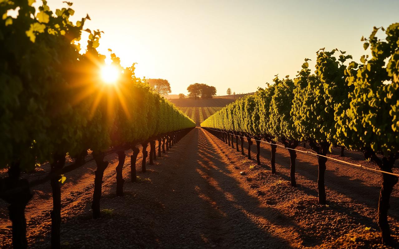 Oakville AVA vineyards in Napa Valley wine country